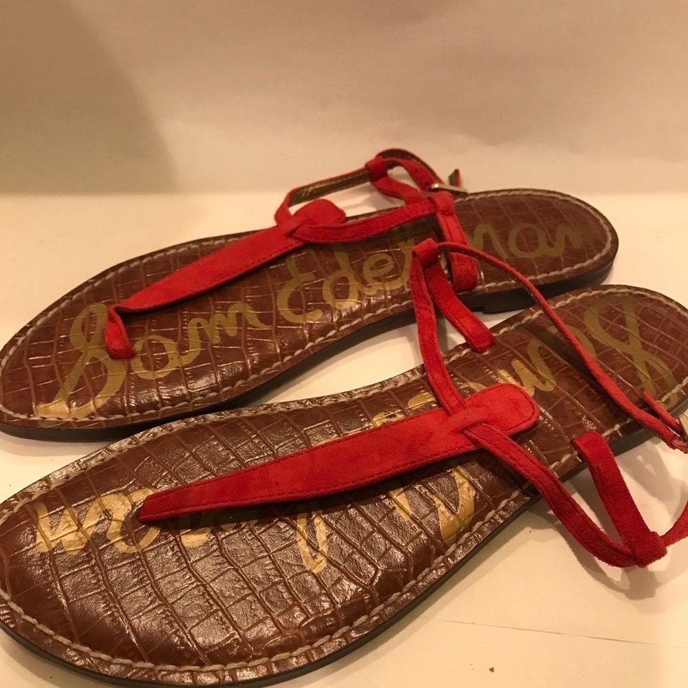Red Sandals